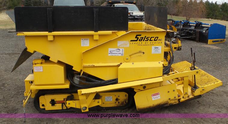 image for item K4628 2013 Salsco Trackpaver TP411 asphalt paver