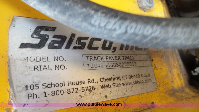 image for item K4628 2013 Salsco Trackpaver TP411 asphalt paver