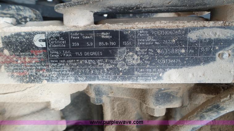 image for item K4632 1998 Ford F800 flatbed truck