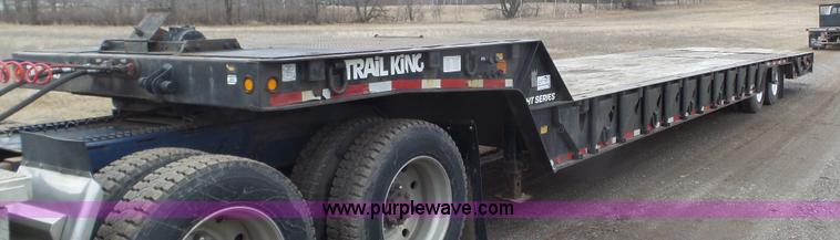 image for item K4633 2001 Trail King TK70HT drop deck hydra tail trailer