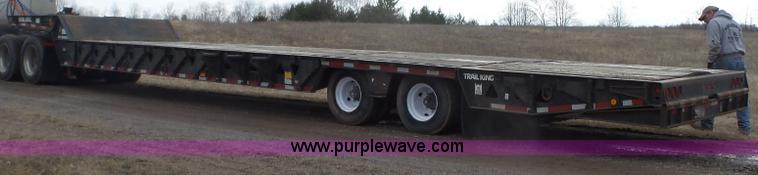 image for item K4633 2001 Trail King TK70HT drop deck hydra tail trailer