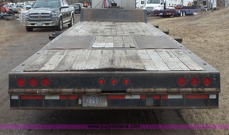 image for item K4633 2001 Trail King TK70HT drop deck hydra tail trailer