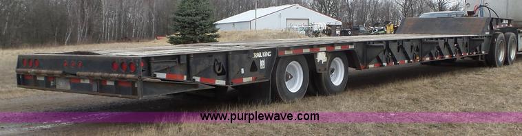 image for item K4633 2001 Trail King TK70HT drop deck hydra tail trailer