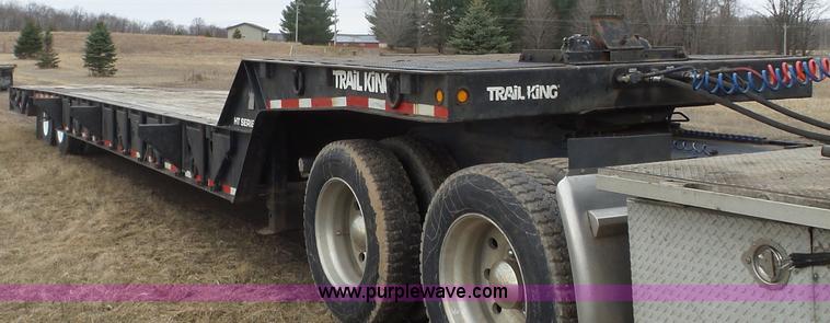 image for item K4633 2001 Trail King TK70HT drop deck hydra tail trailer