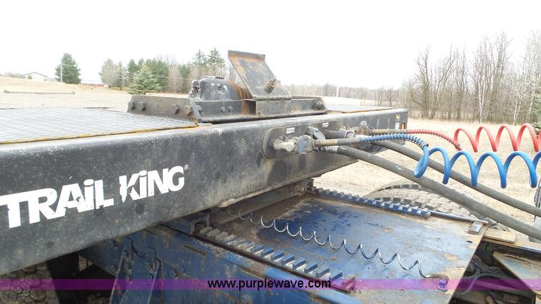 image for item K4633 2001 Trail King TK70HT drop deck hydra tail trailer