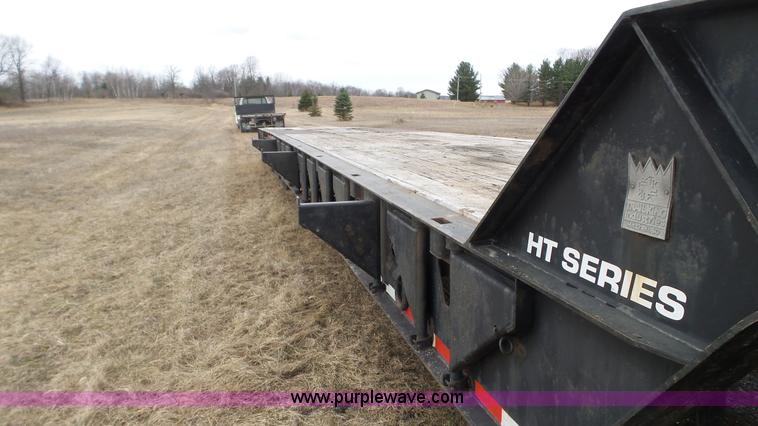 image for item K4633 2001 Trail King TK70HT drop deck hydra tail trailer