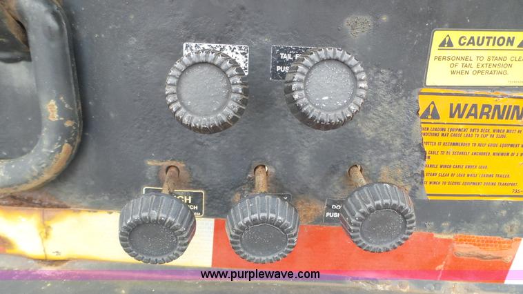 image for item K4633 2001 Trail King TK70HT drop deck hydra tail trailer