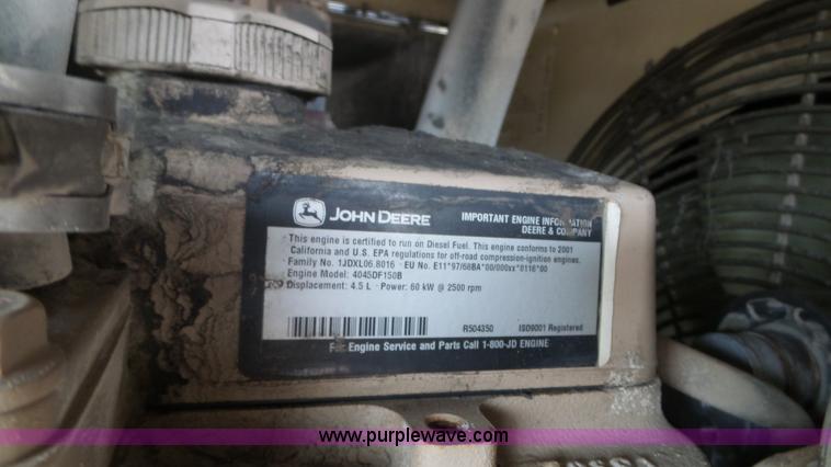image for item K4634 1999 Ingersoll Rand P250 WJD air compressor