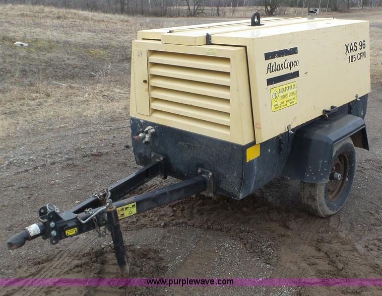 image for item K4635 2002 Atlas Copco XAS96 air compressor