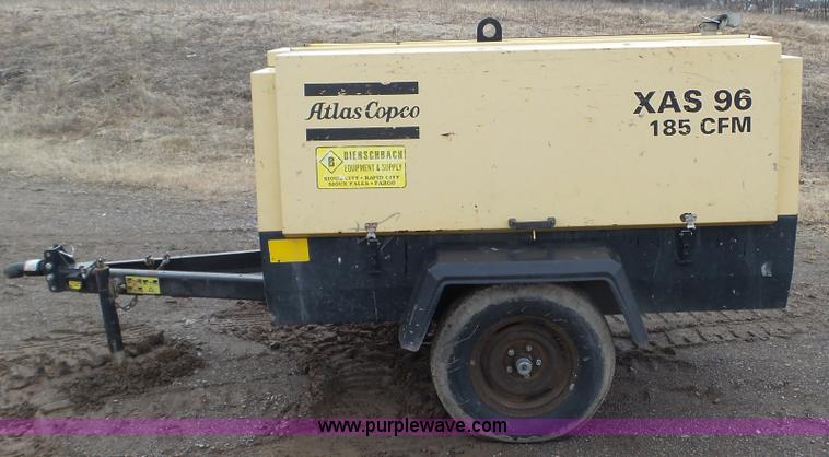 image for item K4635 2002 Atlas Copco XAS96 air compressor