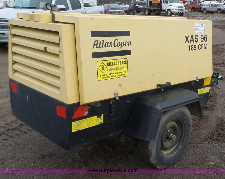 image for item K4635 2002 Atlas Copco XAS96 air compressor