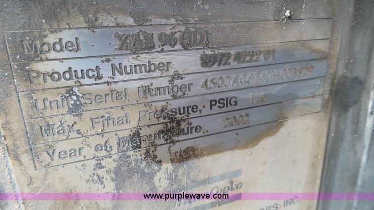 image for item K4635 2002 Atlas Copco XAS96 air compressor