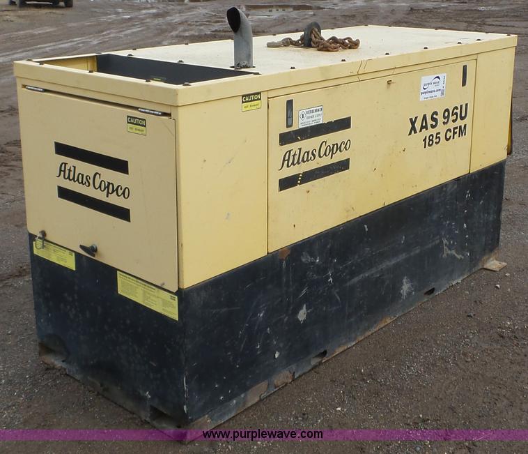 image for item K4636 2002 Atlas Copco XAS96U air compressor
