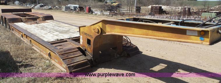 image for item K5029 1987 Load King PHD70/90-3 equipment trailer