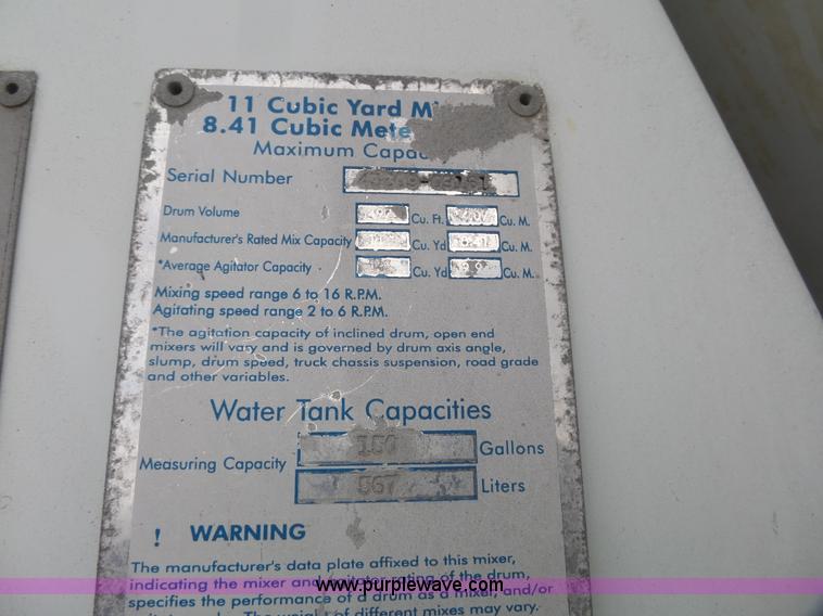 image for item K5183 1997 International 5070 mixer truck