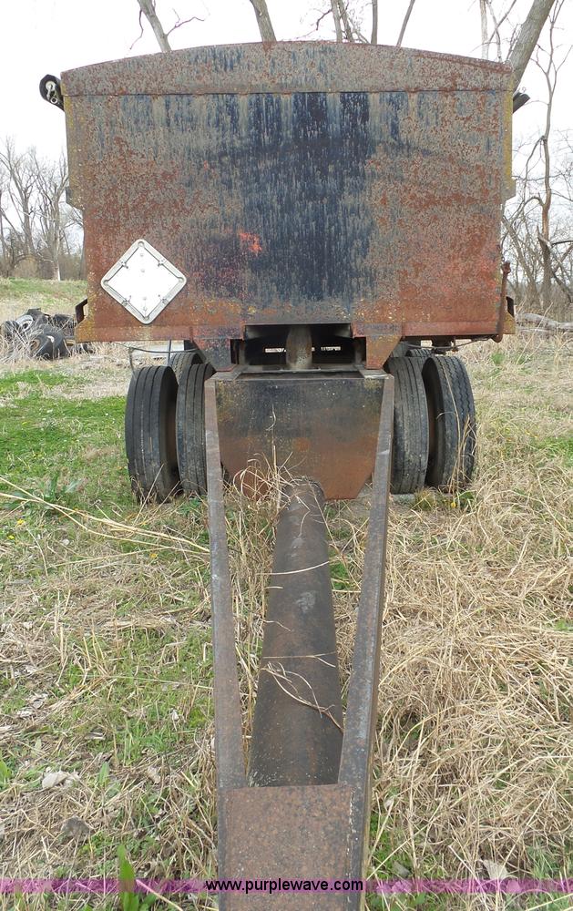 image for item K5184 1992 shopbuilt end dump trailer