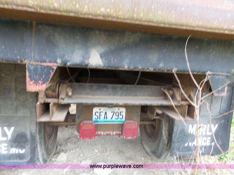 image for item K5184 1992 shopbuilt end dump trailer