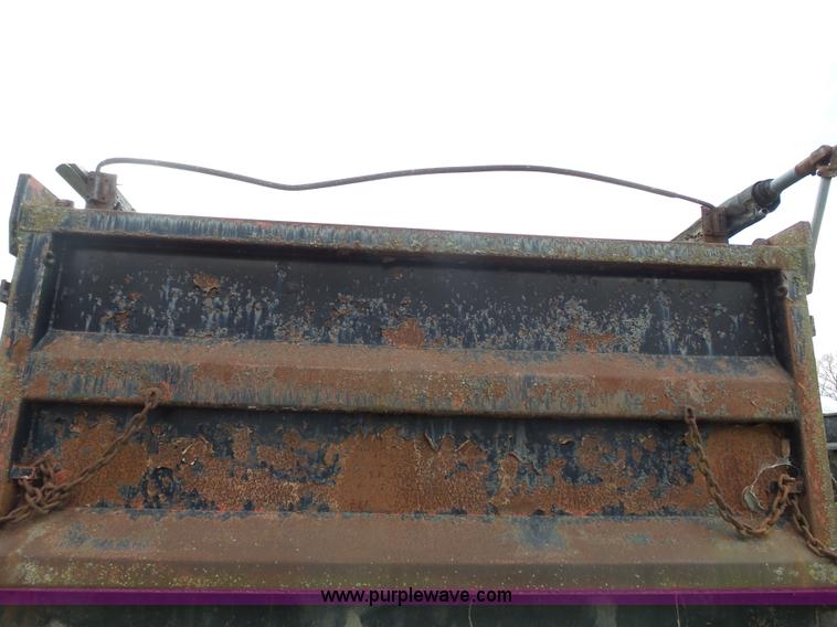 image for item K5184 1992 shopbuilt end dump trailer