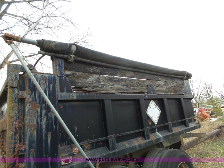 image for item K5184 1992 shopbuilt end dump trailer