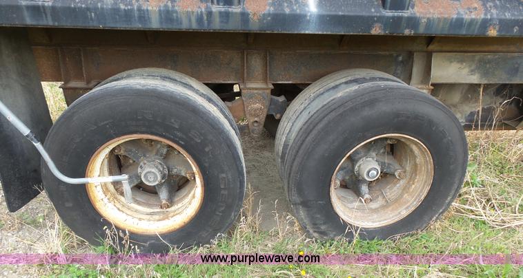 image for item K5184 1992 shopbuilt end dump trailer