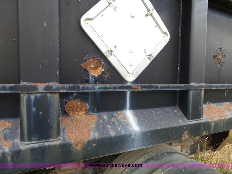 image for item K5184 1992 shopbuilt end dump trailer