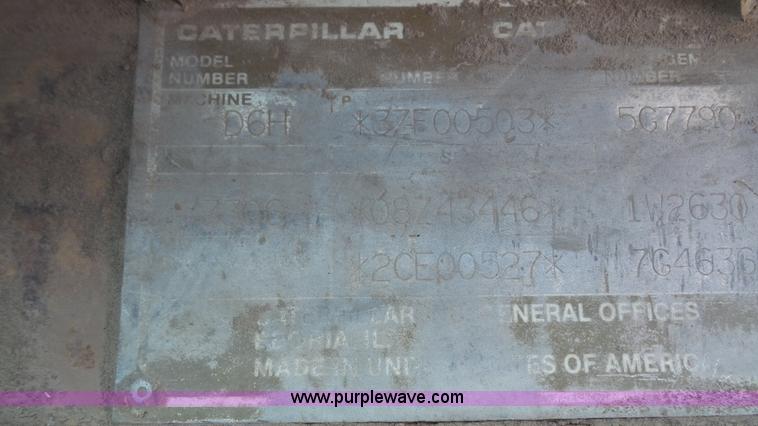 image for item K5188 1988 Caterpillar D6H dozer