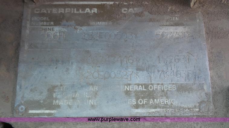 image for item K5188 1988 Caterpillar D6H dozer