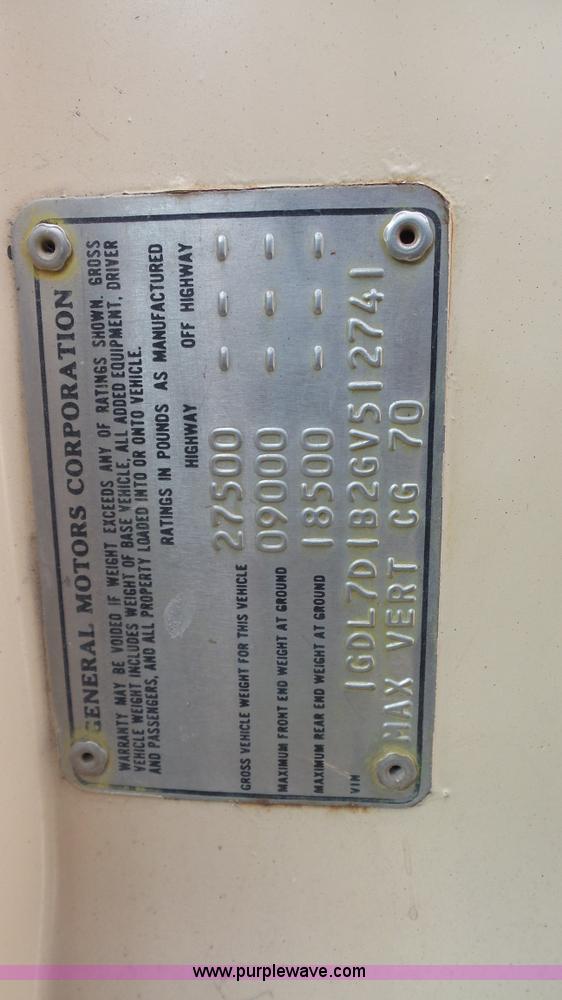 image for item K5192 1986 GMC TopKick dump truck