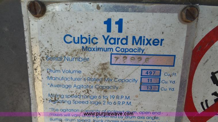 image for item K5248 1987 Mack RS688LS mixer truck