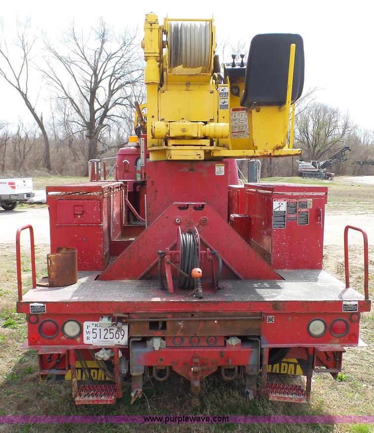 image for item L1330 1998 International 4700 digger derrick truck