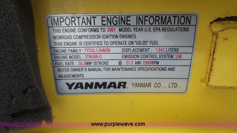 image for item L1347 Yanmar V1035-5 compact excavator