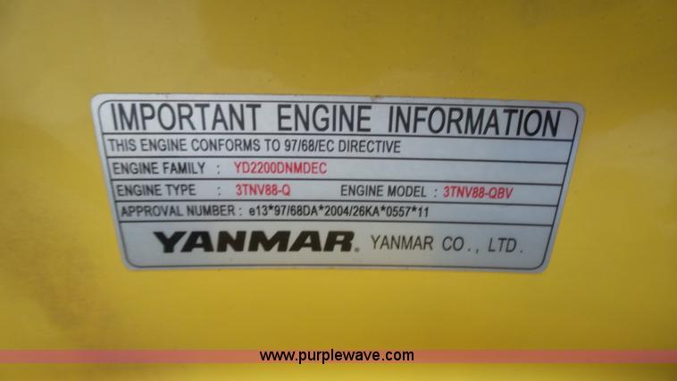 image for item L1347 Yanmar V1035-5 compact excavator