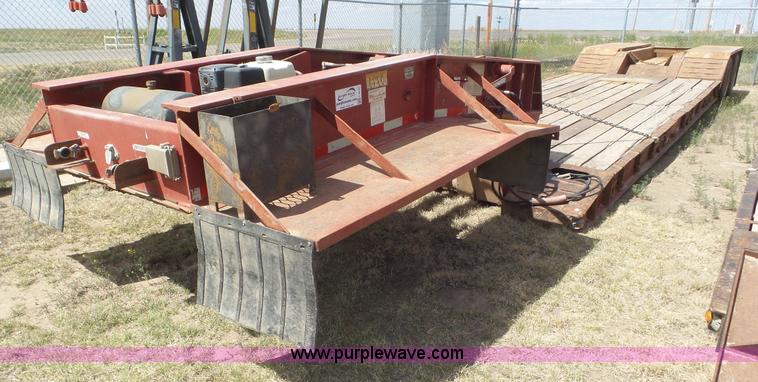 image for item L2177 2006 Witzco Challenger lowboy equipment trailer