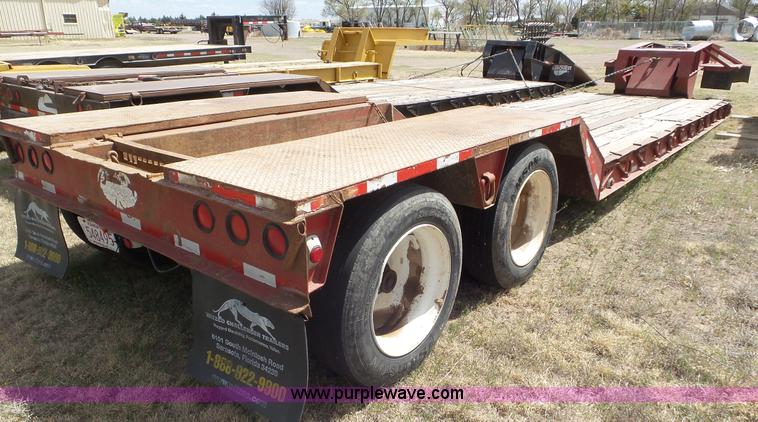 image for item L2177 2006 Witzco Challenger lowboy equipment trailer