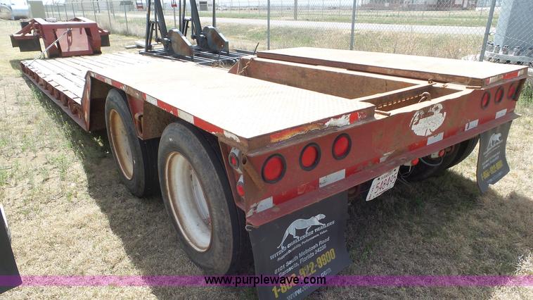 image for item L2177 2006 Witzco Challenger lowboy equipment trailer