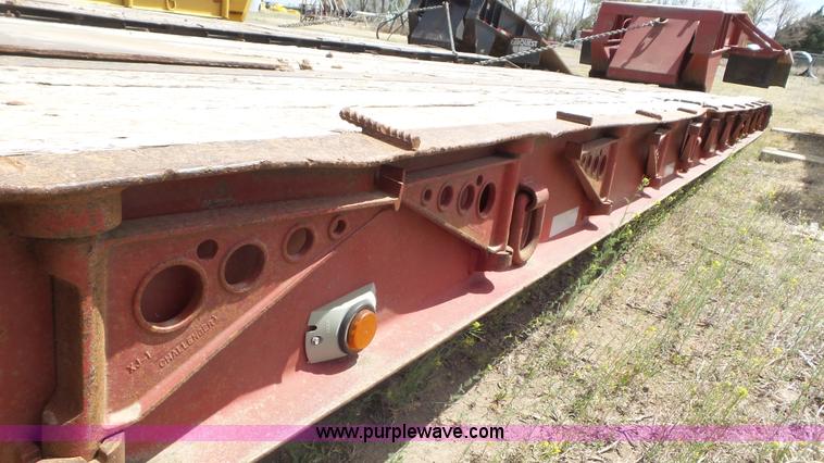 image for item L2177 2006 Witzco Challenger lowboy equipment trailer