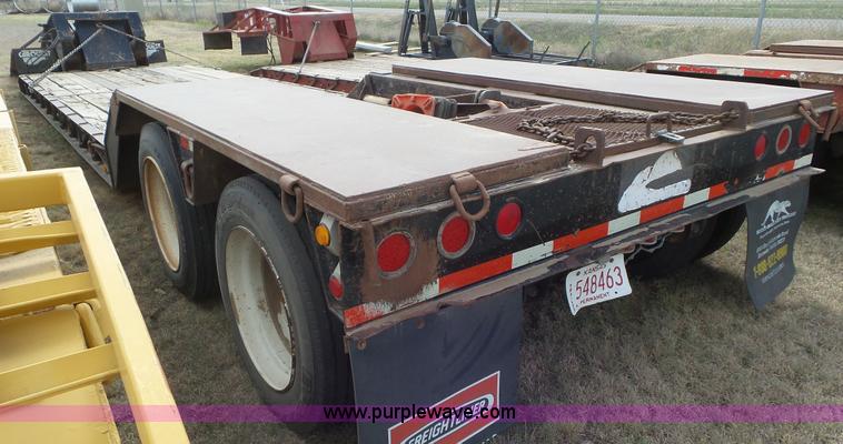 image for item L2178 2006 Witzco Challenger low boy equipment trailer