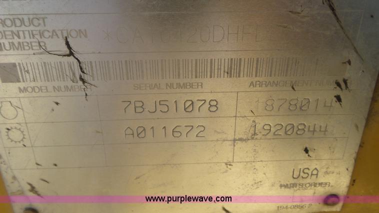 image for item L2192 2001 Caterpillar 420D backhoe