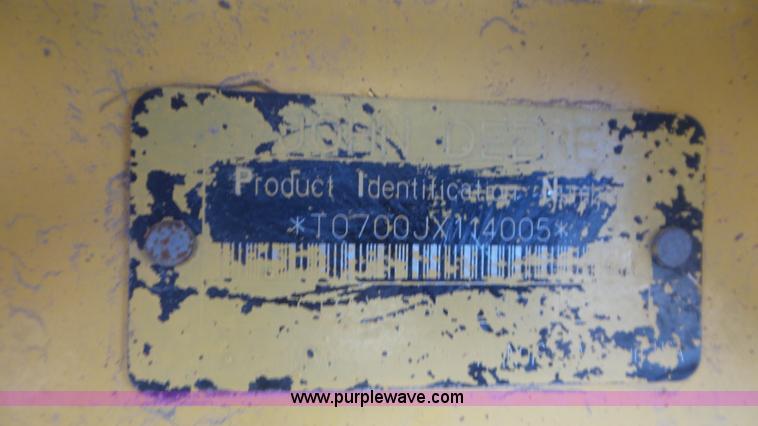 image for item L2197 2005 John Deere 700J pipelayer