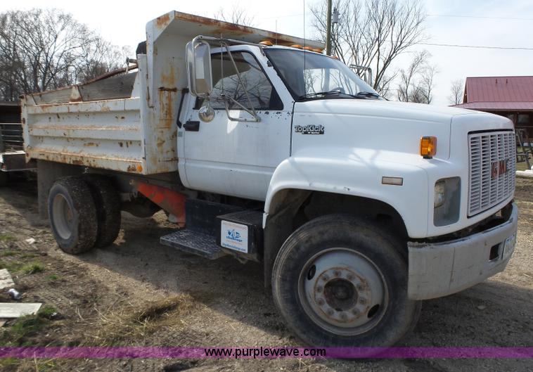 image for item L5656 2001 GMC TopKick dump truck