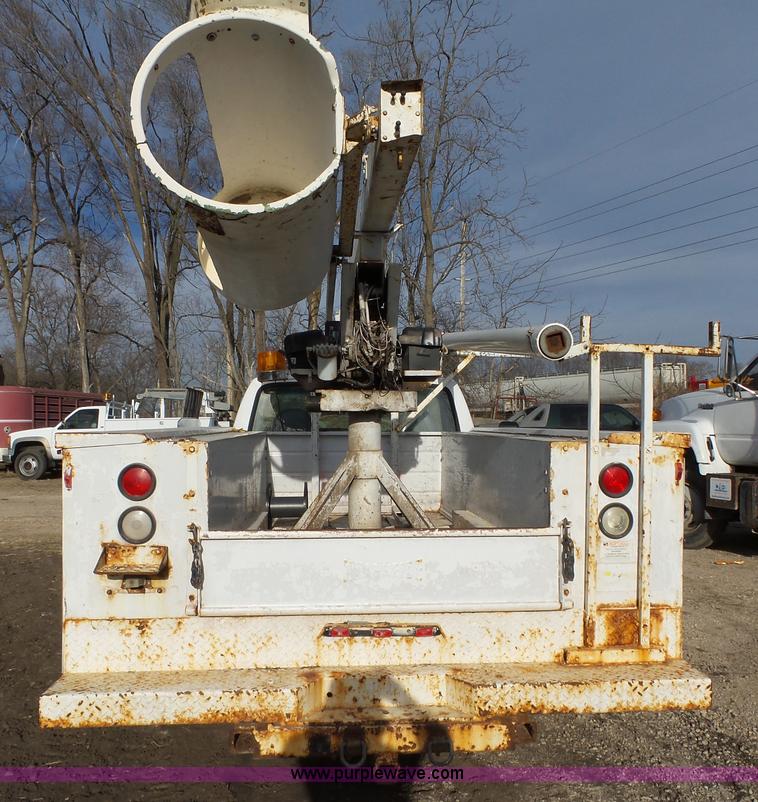 image for item L5661 1996 Ford F350 Super Duty XL utility truck with crane