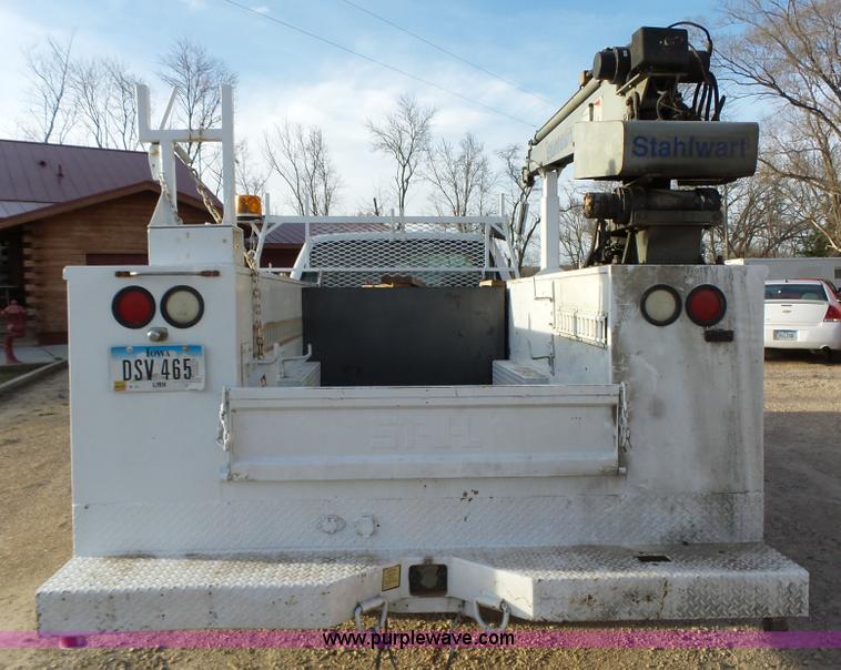 image for item L5663 1994 Chevrolet 3500HD utility truck with crane