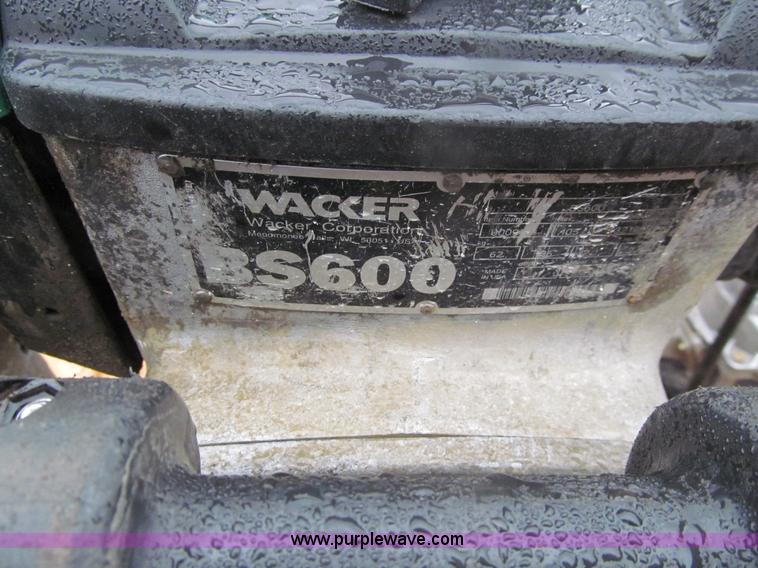 image for item L5677 (3) Wacker BS600 compactors