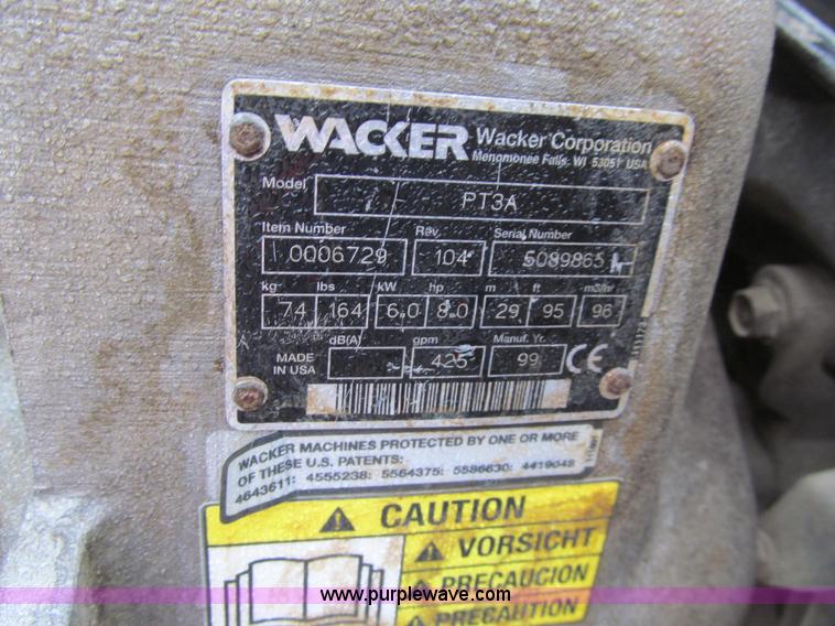 image for item L5681 (2) Waker PT-3 water pumps