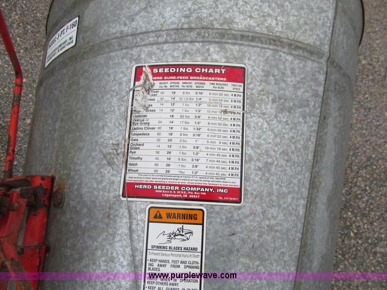 image for item L5682 America PT-F160 broadcast spreader