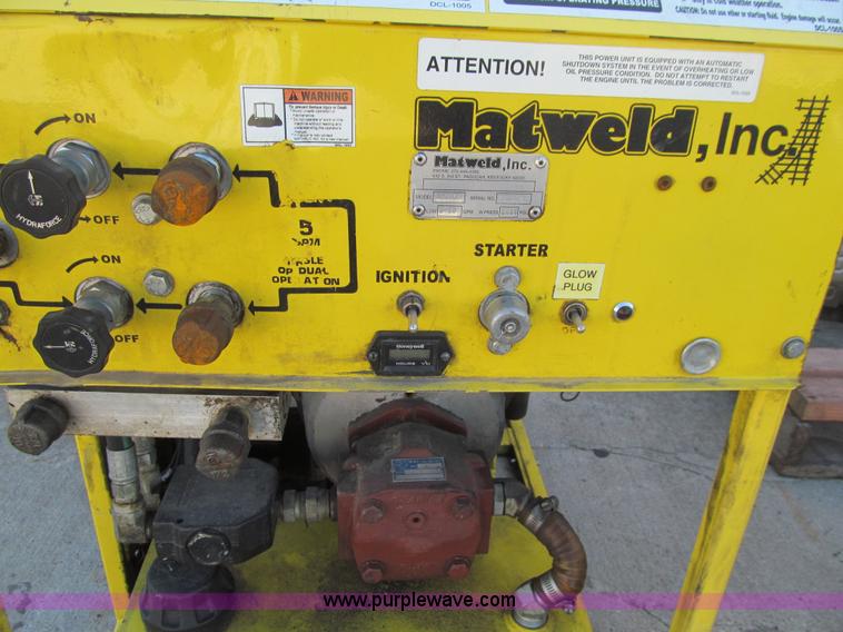 image for item L5695 Matweld 2900A power unit