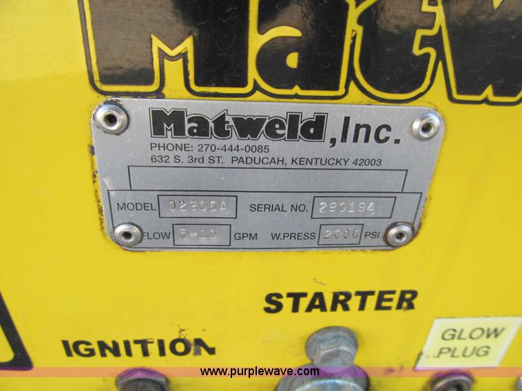 image for item L5695 Matweld 2900A power unit