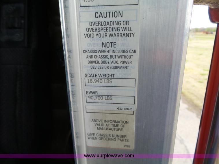 image for item L6305 1999 Kenworth W900 dump truck