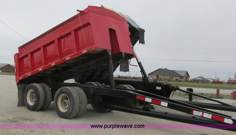 image for item L7196 1995 CPS end dump trailer