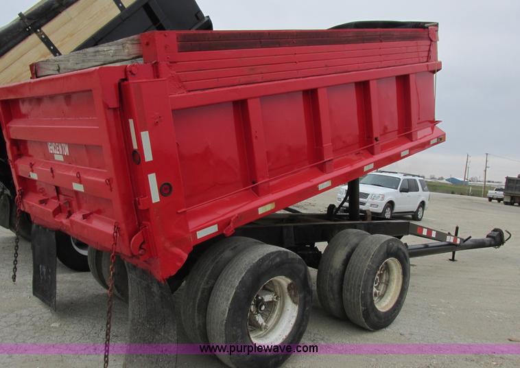 image for item L7196 1995 CPS end dump trailer